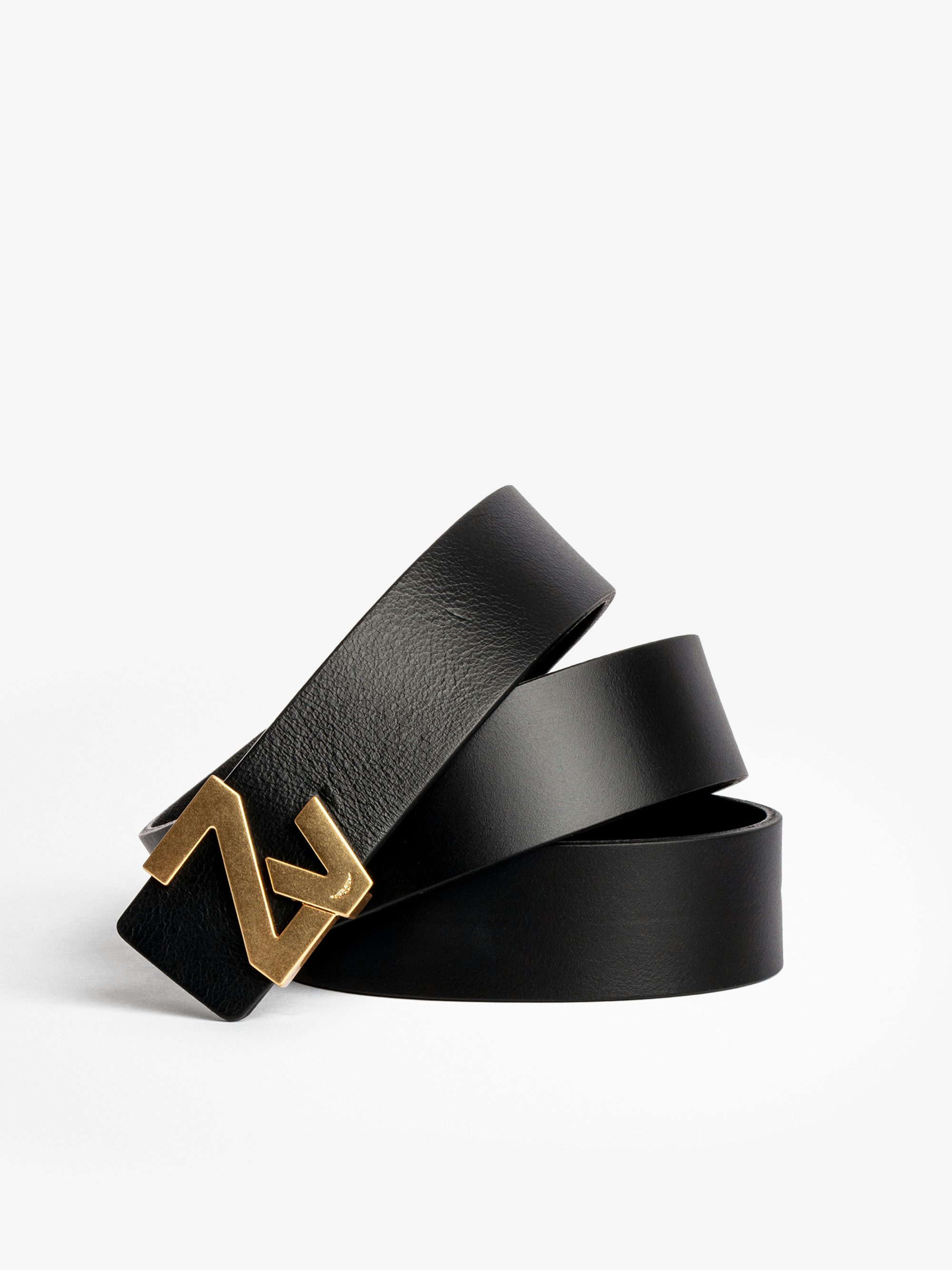 ZV Initiale Belt - 40mm wide ZV Initiale leather belt.